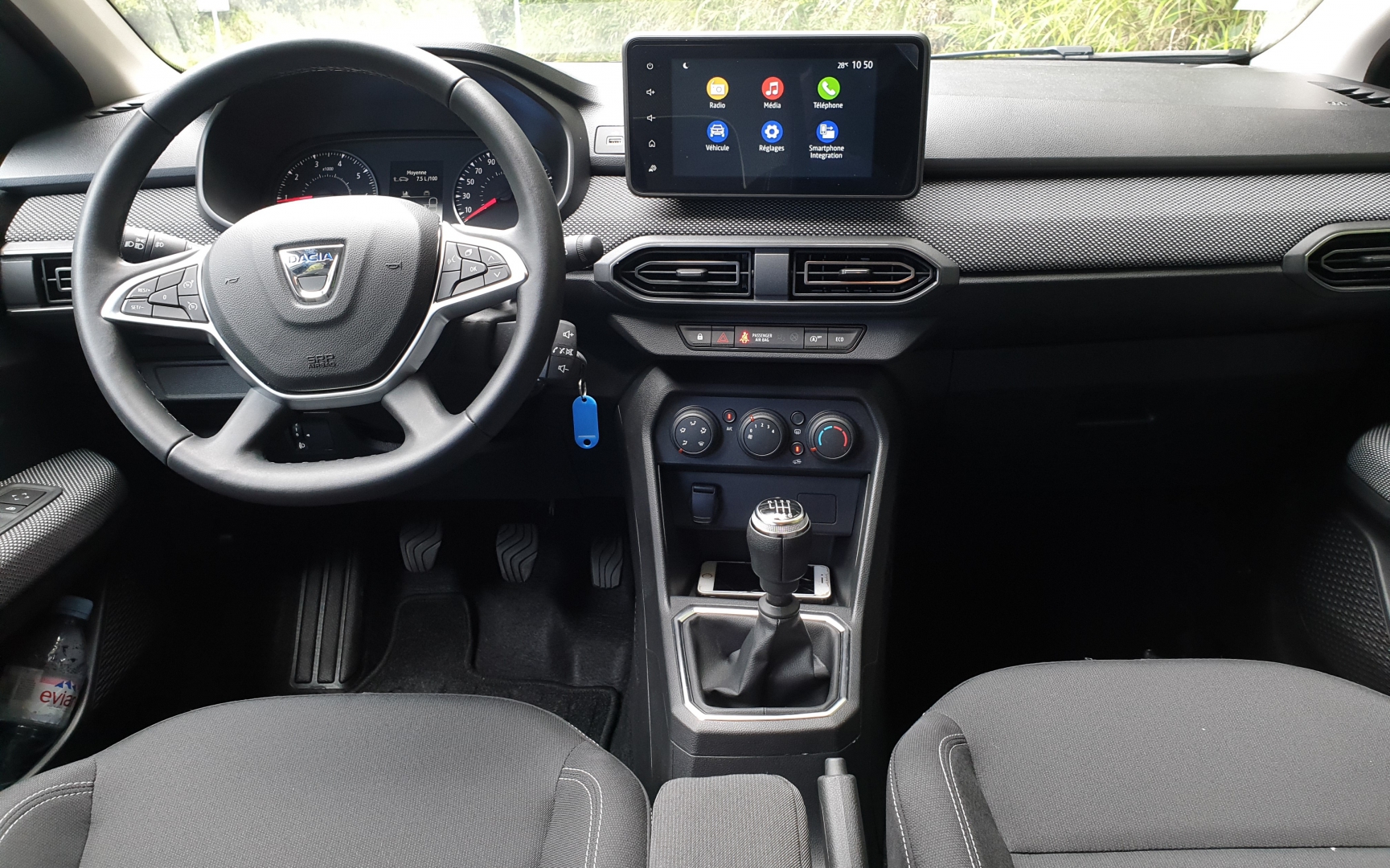 Écran tactile de 4,3 pouces Bluetooth mains libre navigation de la voiture  Rétroviseur intérieur, JM